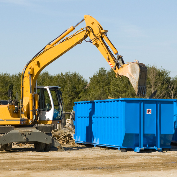 are there any restrictions on where a residential dumpster can be placed in Northfield IL